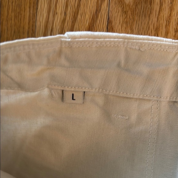 Imogene and Willie L Palmore ivory White Casual Pants great pre owned condition - Picture 8 of 10